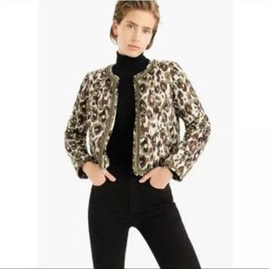 NWT J.Crew quilted camo jacket size XXS